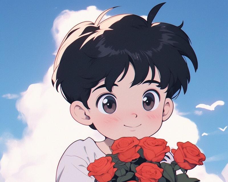 微信头像中男人送玫瑰花的含义是什么？