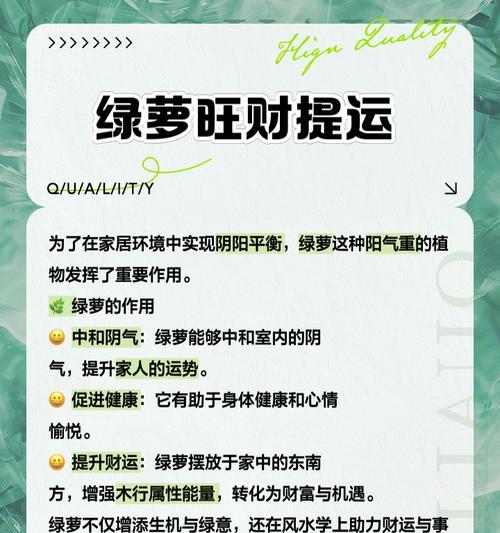 绿萝栽培的正确步骤是什么？如何保持其快速生长？